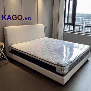 Giường Ngủ Bọc Vải Nỉ GN-187