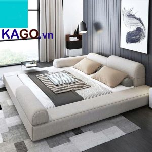 Giường Bọc Đệm Vải Nỉ GN-180