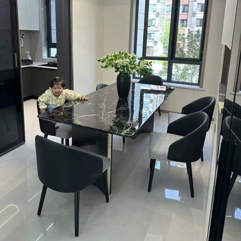 Bộ Bàn Ăn Mặt Đá 2m 6 Ghế BA-702 - Ảnh 4