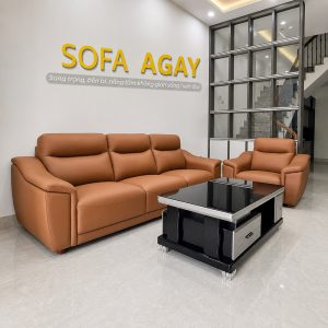 Bộ Sofa Da và Bàn Trà Phòng Khách ST-2325