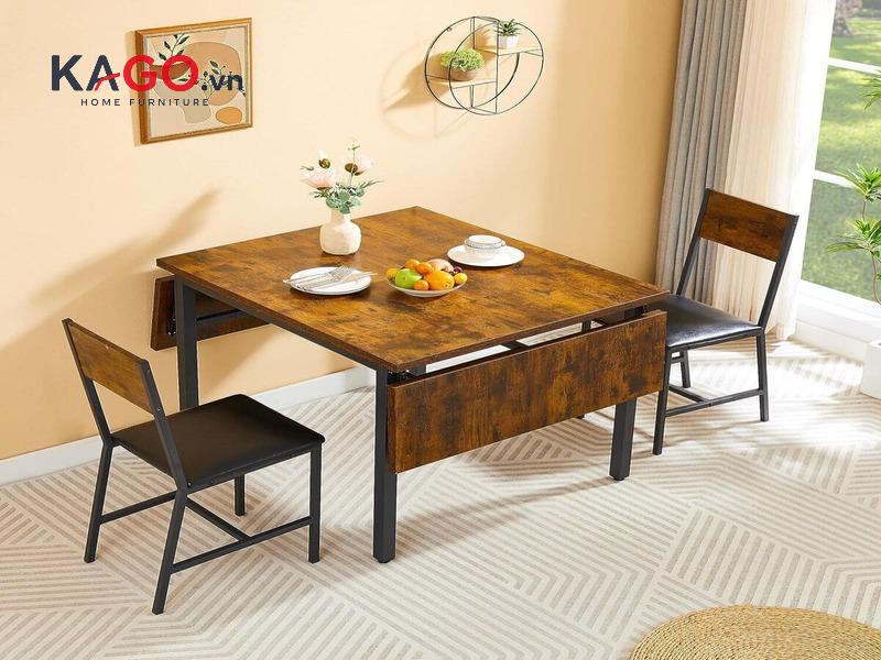 Mẫu bàn ăn 2 người gỗ tự nhiên đẹp, bền
