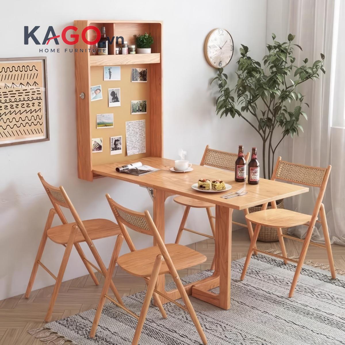 35+ Mẫu bàn ăn thông minh gắn tường đẹp cho mọi không gian