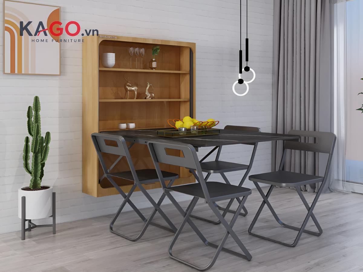 Bàn ăn thông minh gắn tường có gì đặc biệt?
