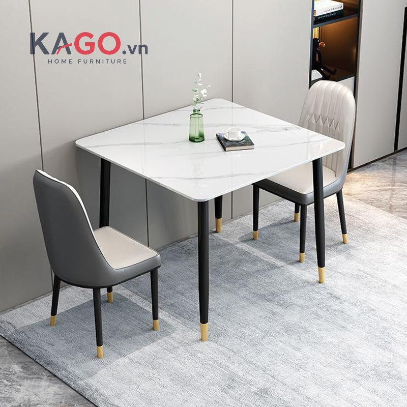 Mẫu bộ bàn ăn 2 ghế nhỏ gọn cho không gian hẹp