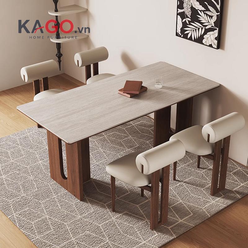 Bàn ăn chữ nhật cỡ nhỏ được ưa chuộng hiện nay