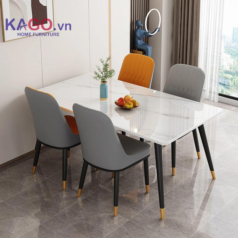 Kích thước chuẩn của bàn ăn hình chữ nhật dành cho 4 người