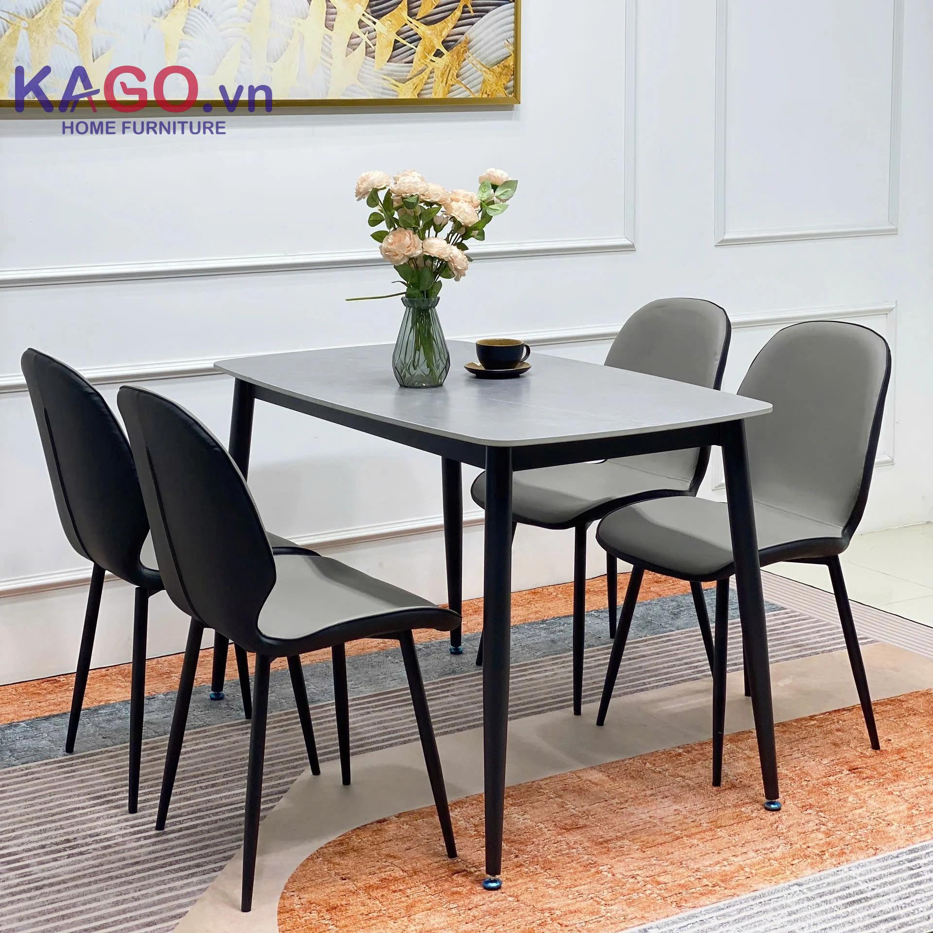 Kích thước tiêu chuẩn của bàn ăn Oval 4 người