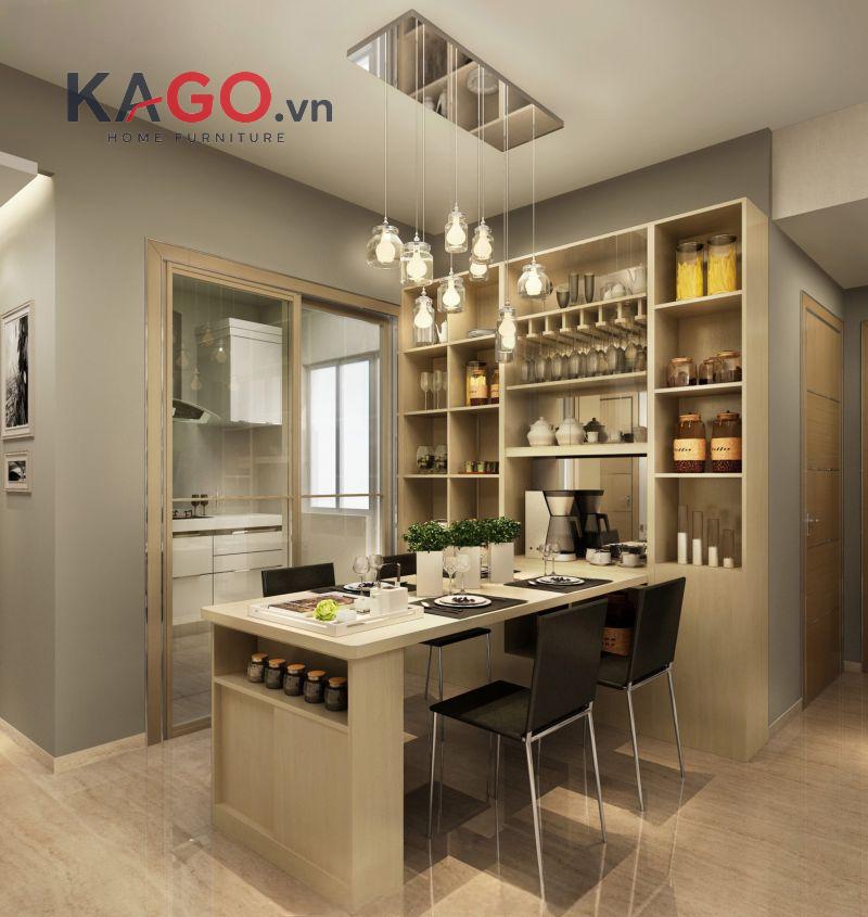 Bàn ăn kết hợp tủ rượu gỗ tự nhiên nổi bật với vẻ đẹp ấm cúng, độ bền cao và thiết kế sang trọng, phù hợp với nhiều phong cách nội thất