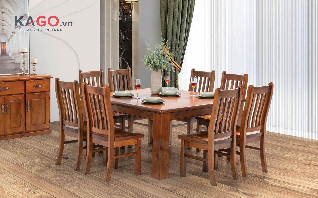 59+ Mẫu bàn ăn vuông đẹp, hiện đại được ưa chuộng nhất 2026