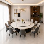 Bộ Bàn Ăn Tròn 10 Ghế KT-2031